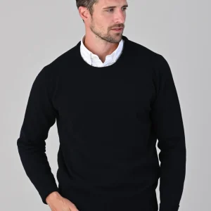 Rob 2 Ply Lambswool Crew Neck