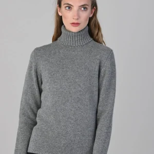 Amelia Cashmere Roll Collar
