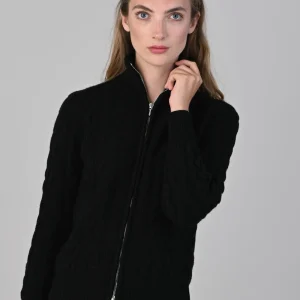 Rosie Cashmere Cable Jacket