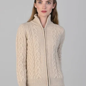 Rosie Cashmere Cable Jacket