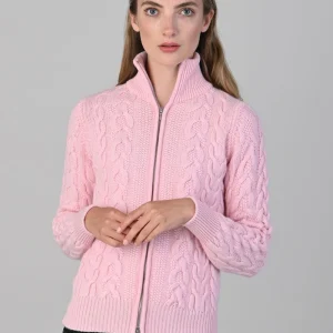 Rosie Cashmere Cable Jacket