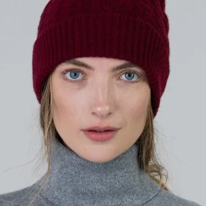 Cashmere Cable Hat