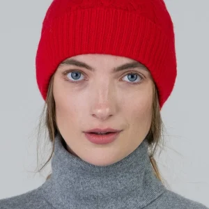 Cashmere Cable Hat