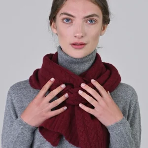 Cashmere Cable Scarf