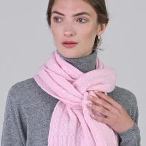 Cashmere Cable Scarf