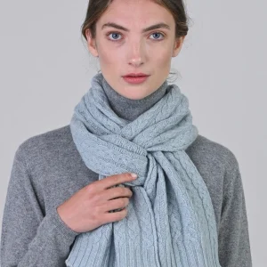 Cashmere Cable Scarf