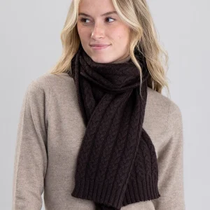 Cashmere Cable Scarf