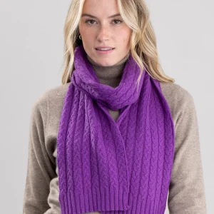 Cashmere Cable Scarf