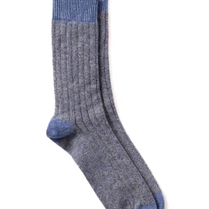Felix Chevron Cashmere Socks