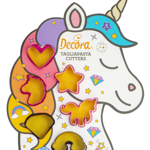 Lot de 6 emporte-pièces Licorne