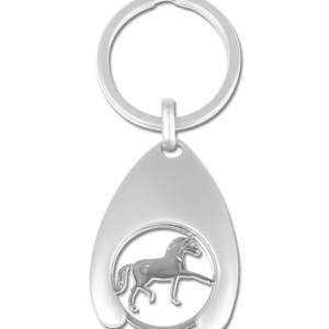 Porte-clés cheval au trot