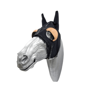 Bonnet fermé avec oreillères et œillères en cuirs