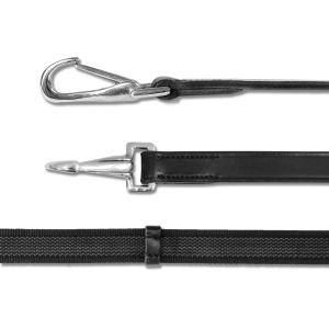 X-line rênes antiglisse avec mousqueton