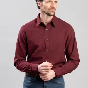 Regular Flannel Melange Shirt