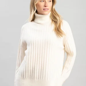 Wool Ribbed Turtleneck