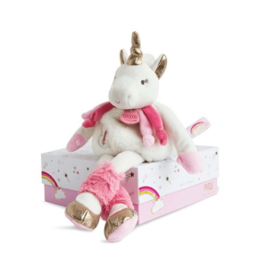 Peluche Pantin lucie la licorne Doudou et compagnie