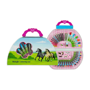 Mallette de dessin chevaux