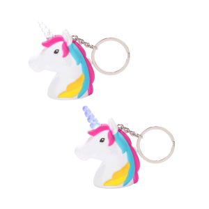 Porte-clés licorne à la corne éclairée
