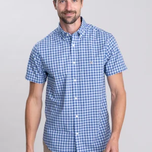Classic Poplin Check Short Sleeve Shirt