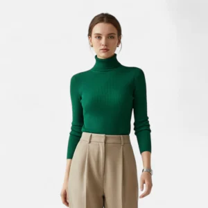 Loranziomode | Pull Femme Col Roulé Maille Fine