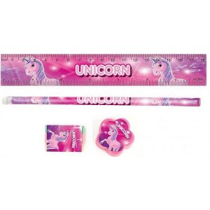 Set de papeterie licorne