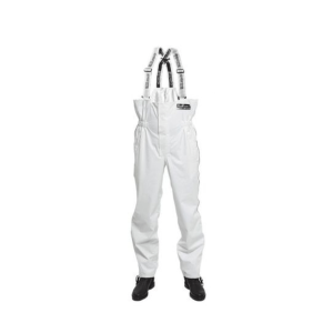 Pantalon course blanc à bretelle Wahlsten