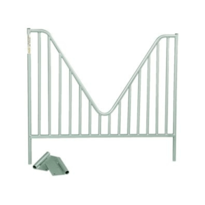 Grille col de cygne pour porte battante