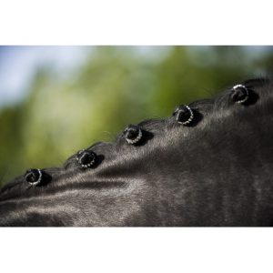 Anneaux à natter « strass »