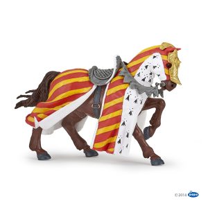 Figurine cheval de tournoi