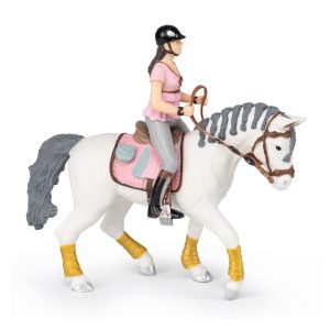 Figurine cheval tressé