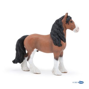 Figurine cheval clydesdale
