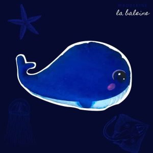 Coussin Baleine - Madeleine