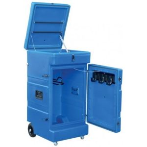 Malle de transport verticale roulante